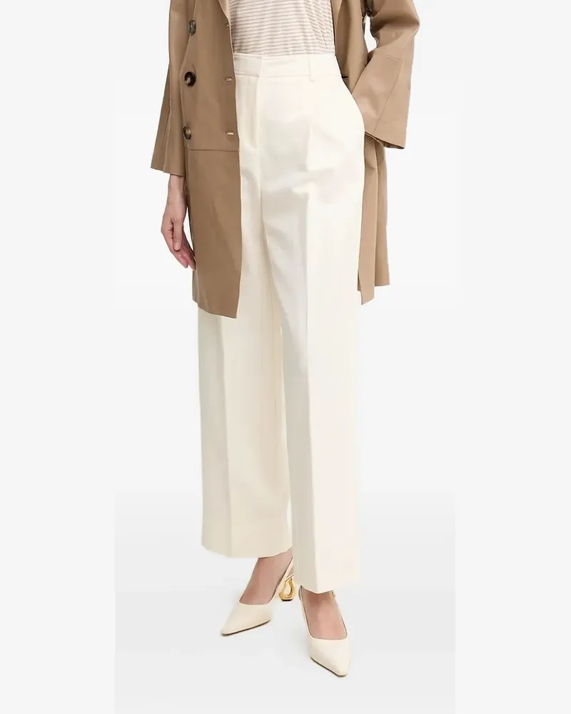 HUGO BOSS pleated belt-loops trousers - Nude Nude
