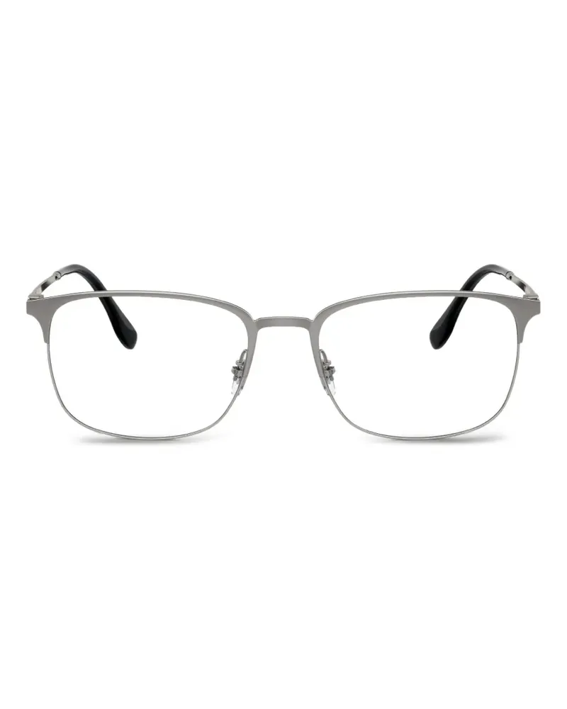 Ray Ban Brille mit eckigem Gestell - Grau Grau