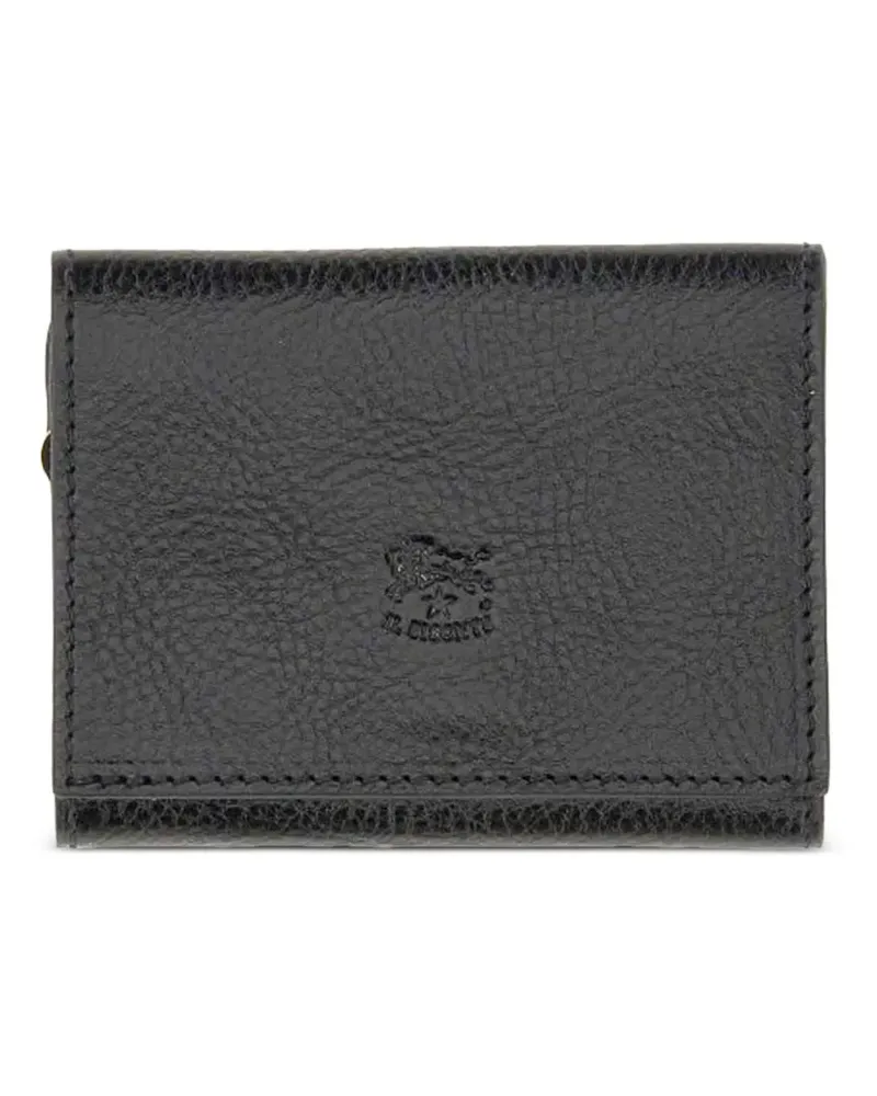 IL BISONTE zipped wallet - Schwarz Schwarz
