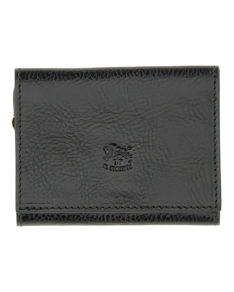 IL BISONTE zipped wallet - Schwarz Schwarz