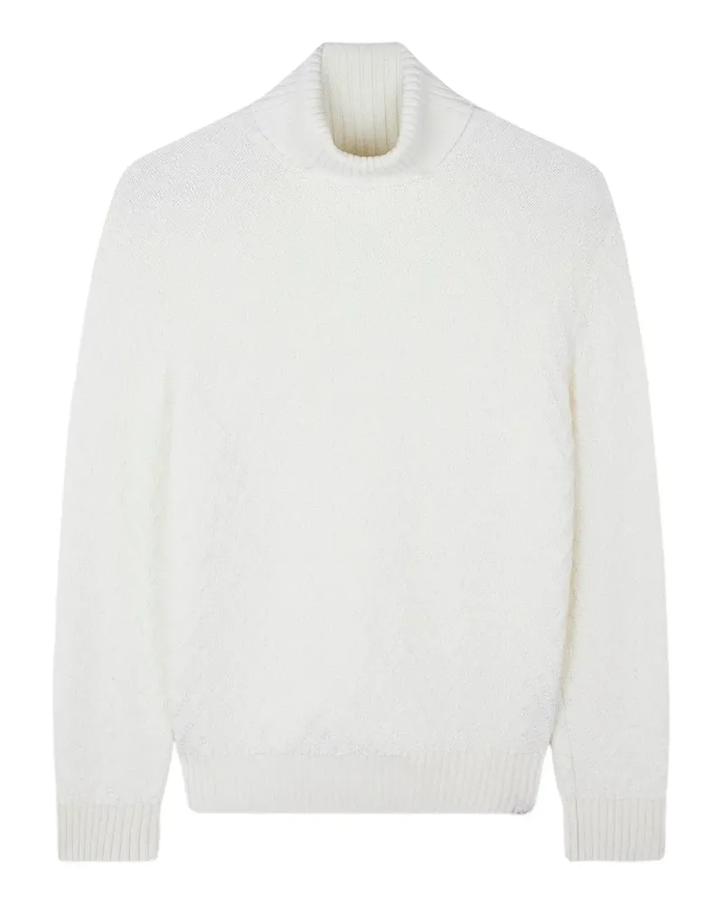Paul & Shark Pullover mit Rollkragen - Weiß Weiß