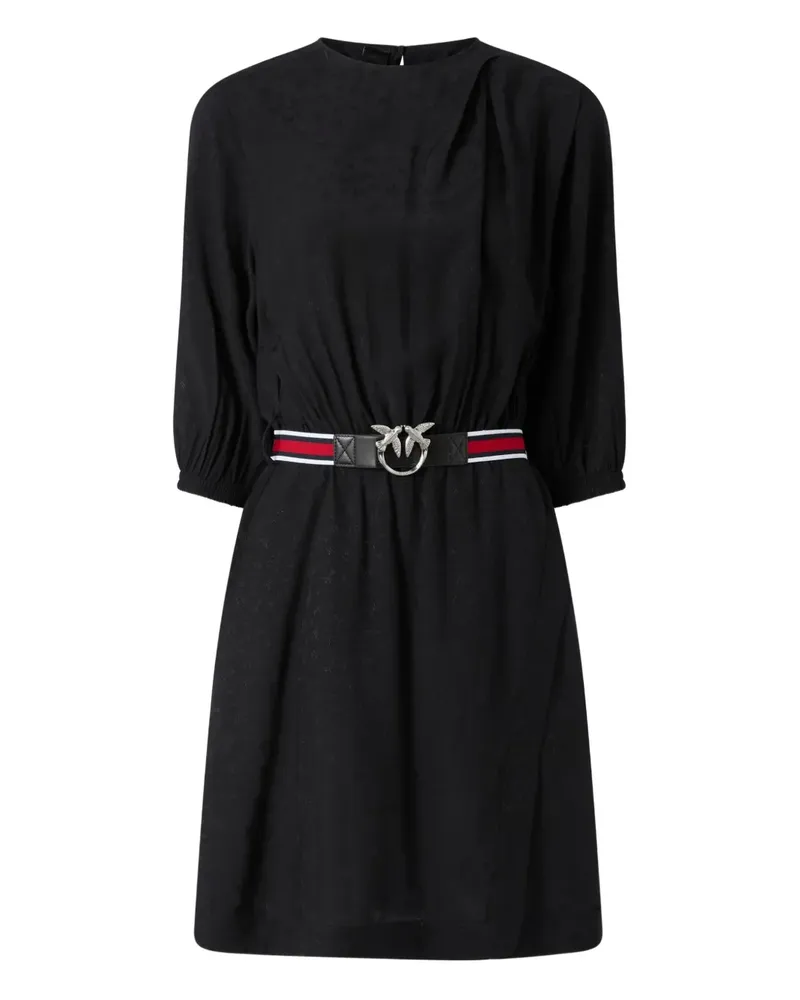 Pinko Surimi Minikleid mit Gürtel - Schwarz Schwarz