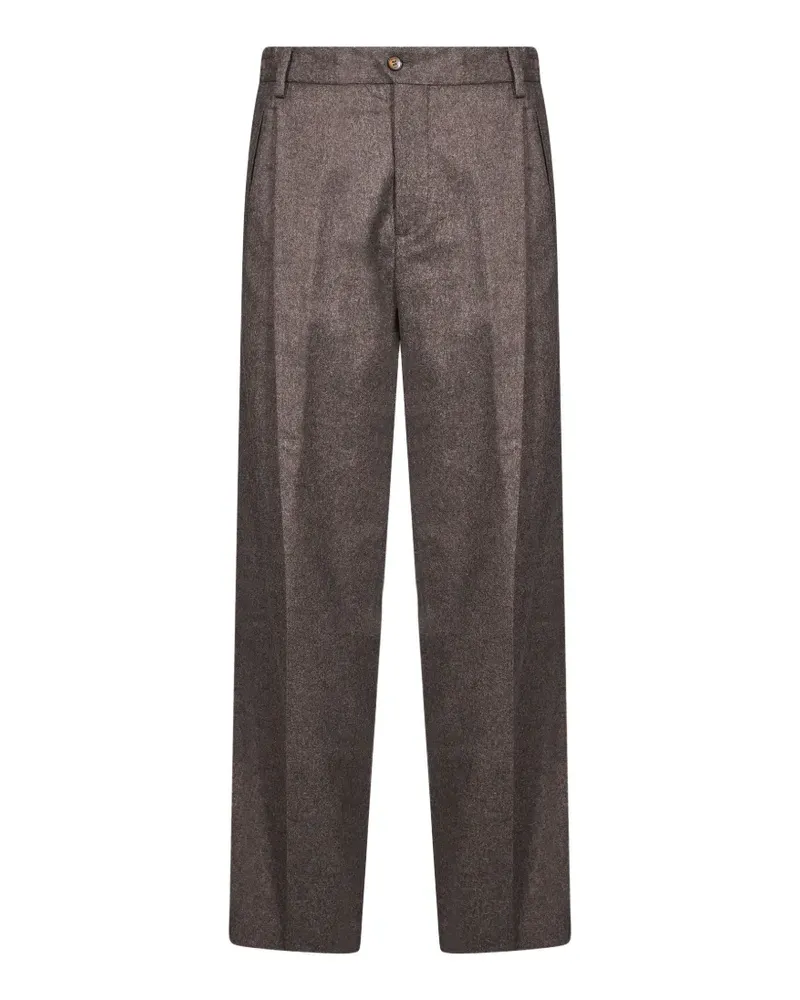 Briglia 1949 Manhattan pleated trousers - Braun Braun