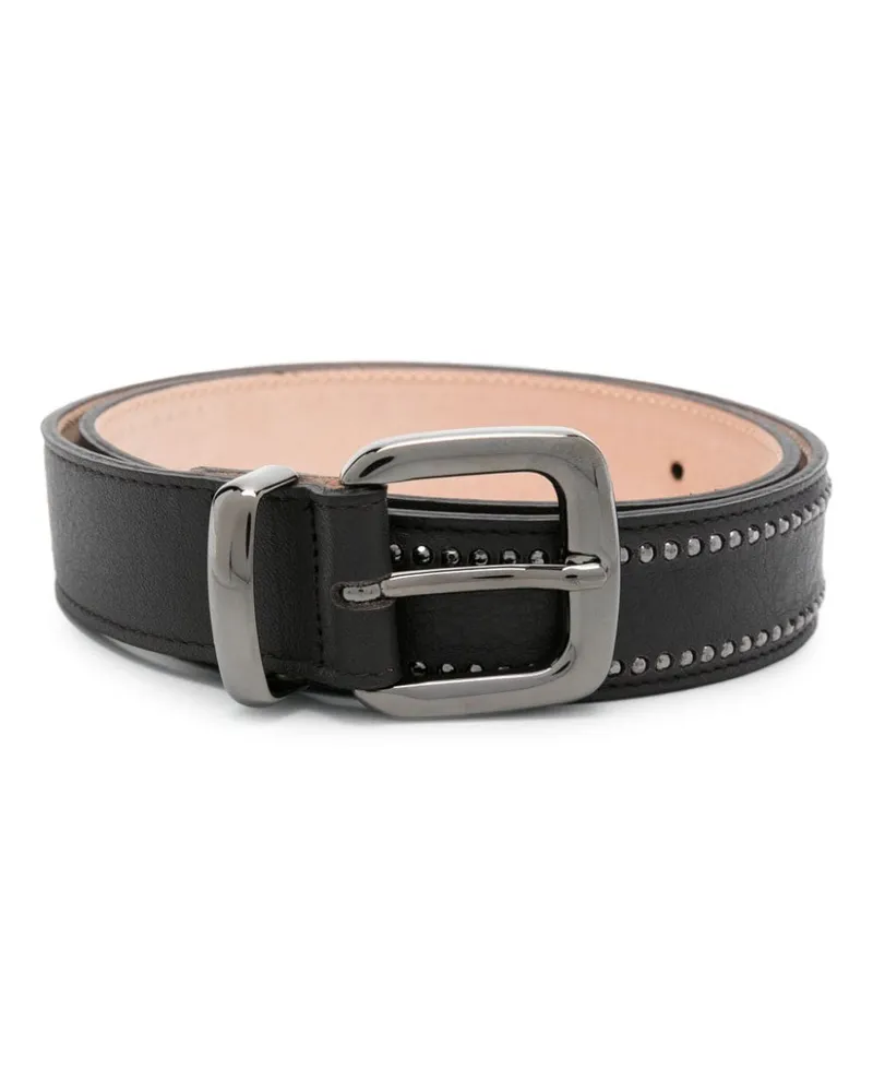 Peserico Gürtel mit Punto Luce-Besatz - Braun Braun