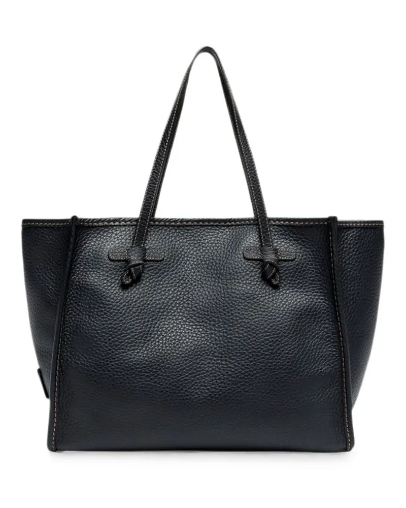 Gianni Chiarini Marcella Tote Bag aus gekörntem Leder - Schwarz Schwarz