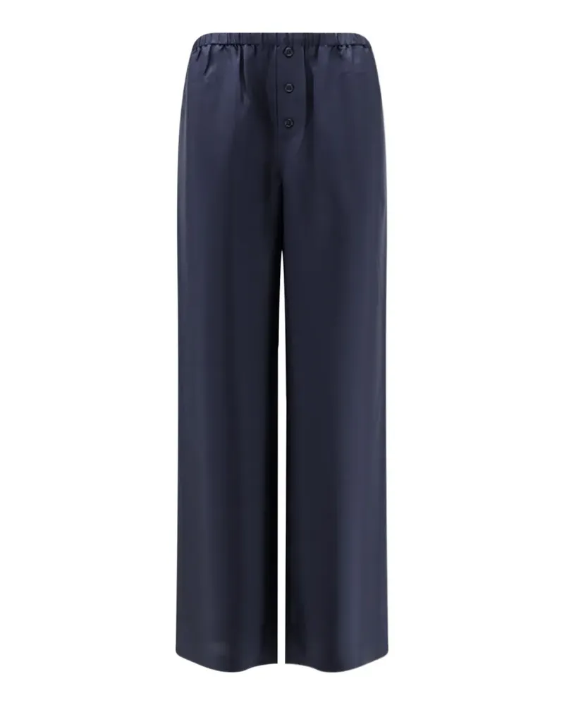 Róhe silk wide-leg trousers - Blau Blau
