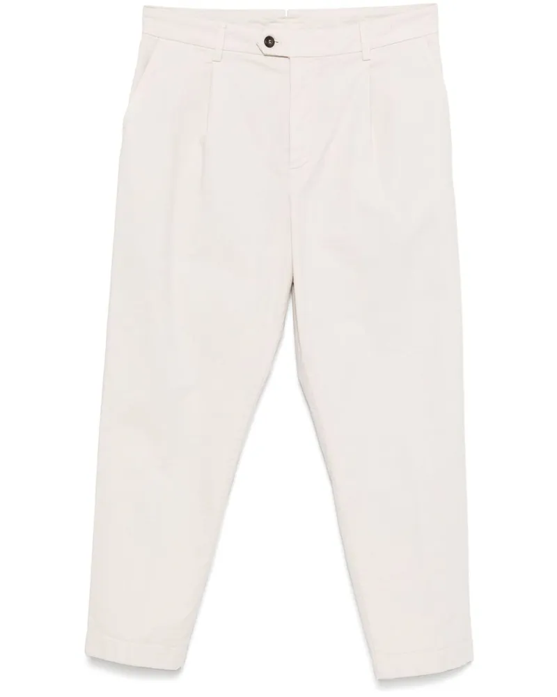 Eleventy Hose mit Tapered-Bein - Nude Nude