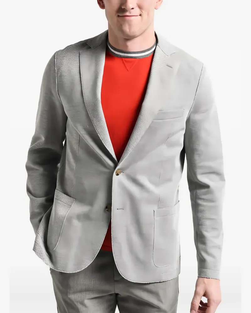 Eleventy tailored wool blazer - Grau Grau