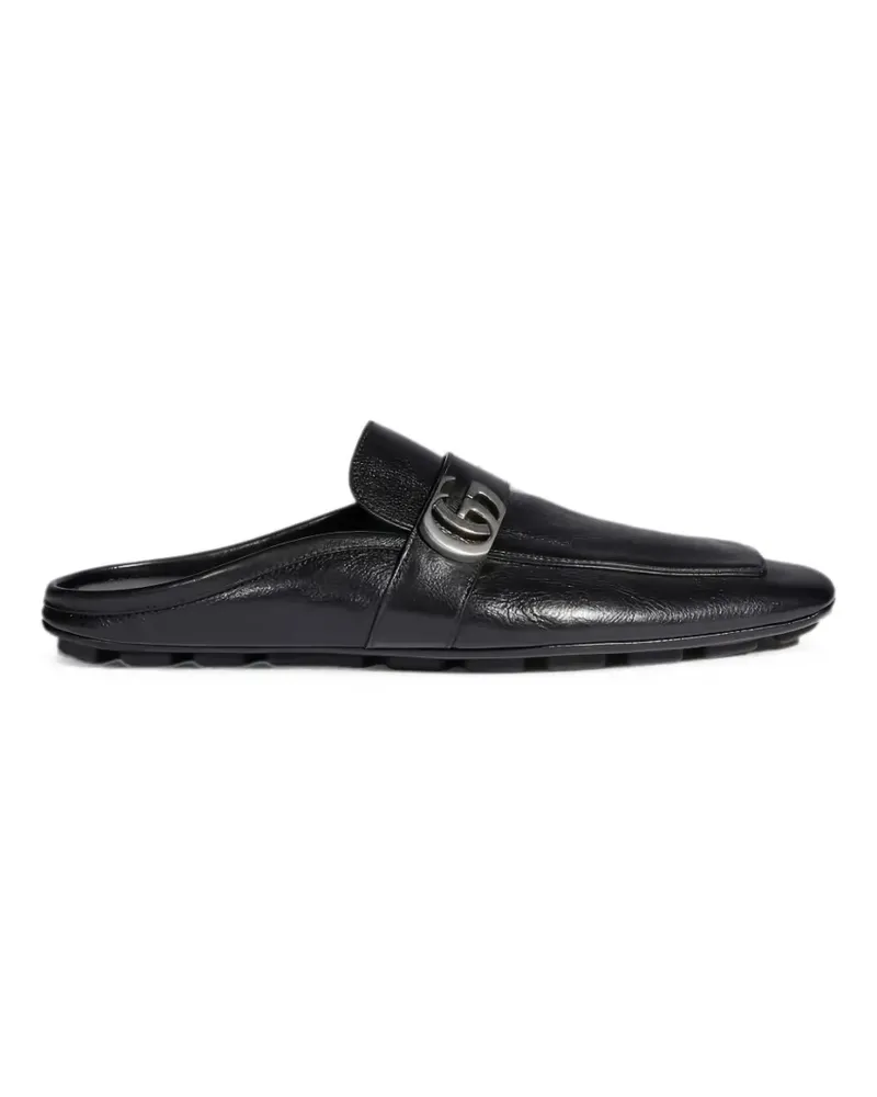 Gucci Slipper mit GG - Schwarz Schwarz