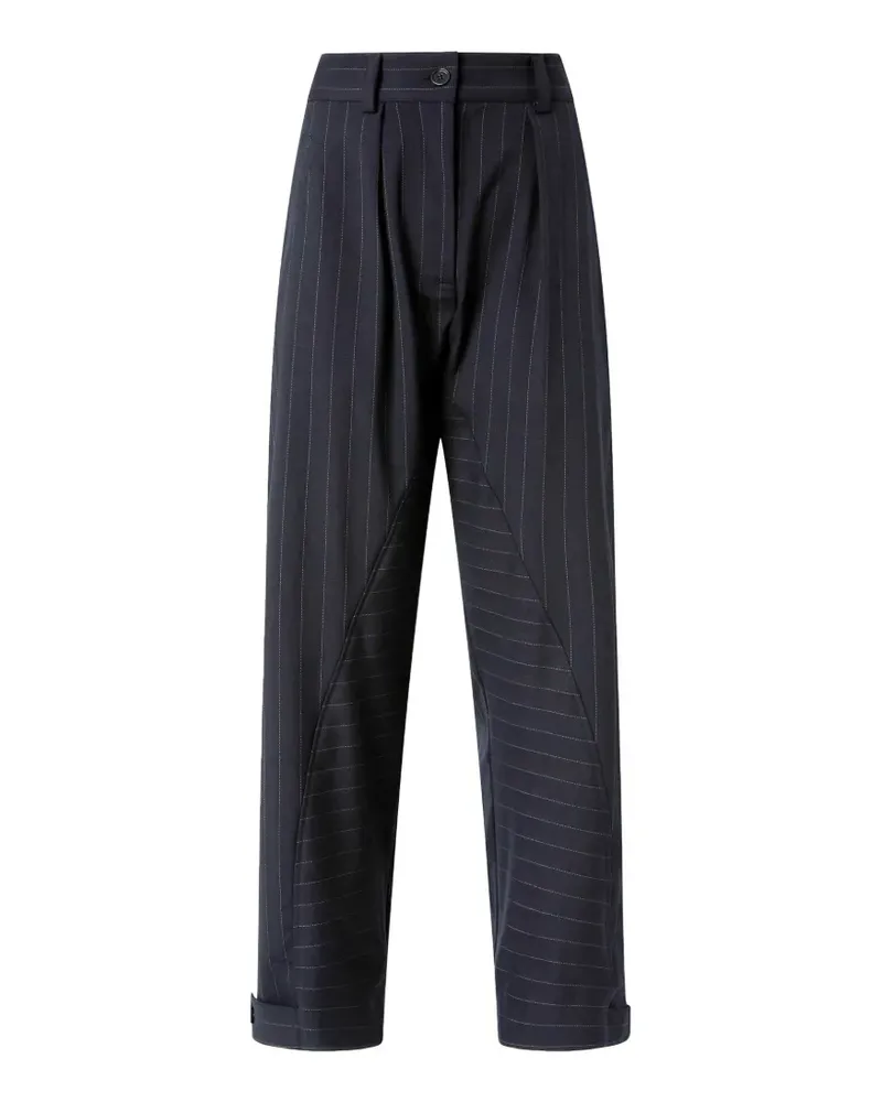 Pinko Hose mit Nadelstreifen - Schwarz Schwarz
