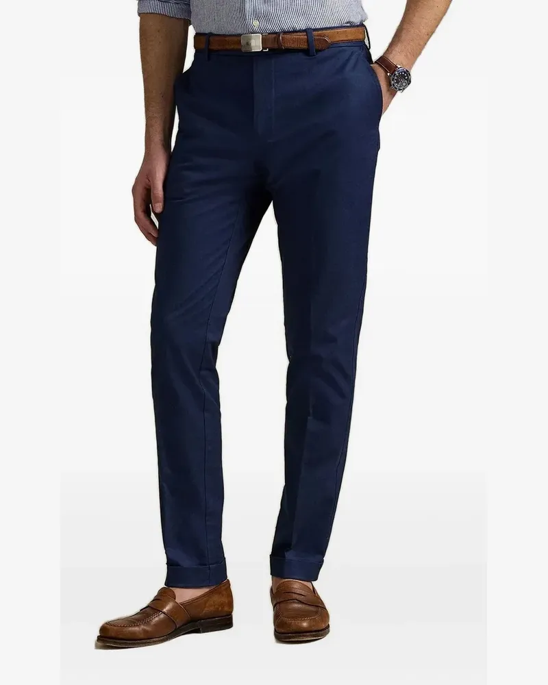 Ralph Lauren Hose mit Umschlag - Blau Blau