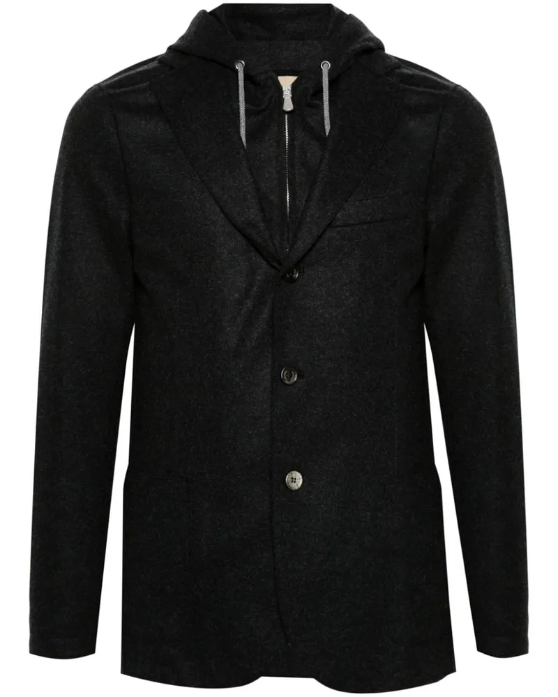 Eleventy Sakko im Layering-Look - Grau Grau