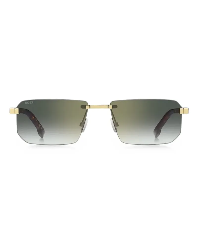 HUGO BOSS Rahmenlose Sonnenbrille - Gold Gold