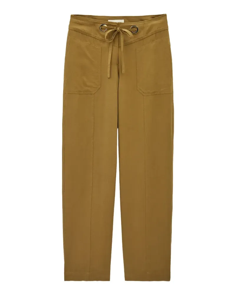 ba&sh Pavana Hose mit Kordelzug und Ösen - Gelb Gelb