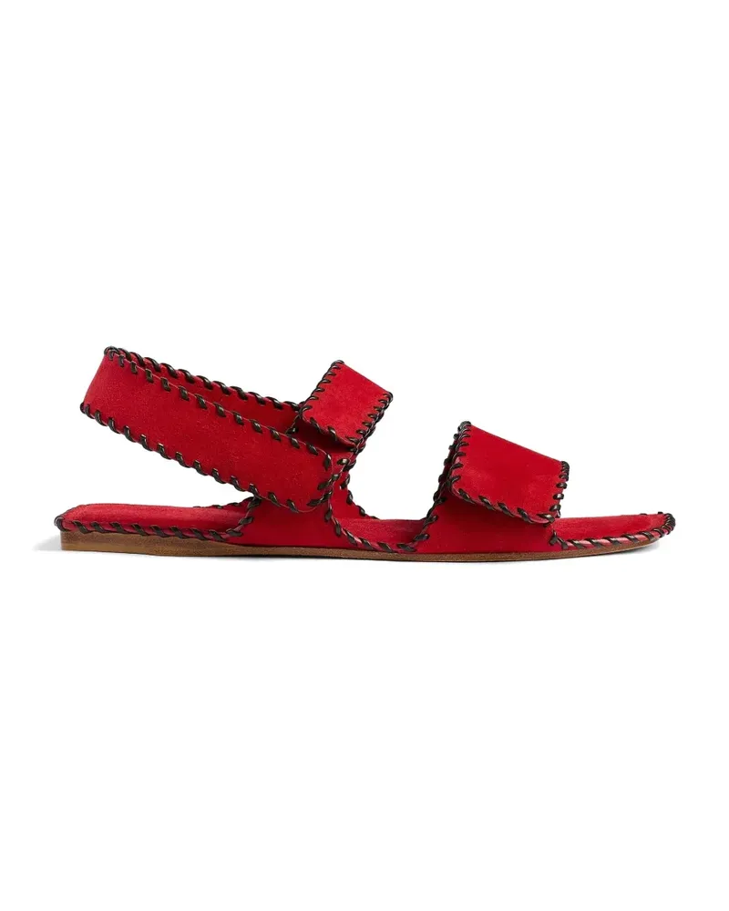 KHAITE Sandalen aus Leder - Rot Rot