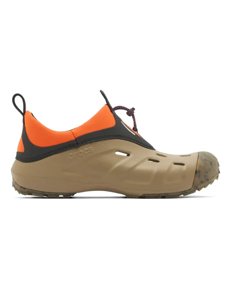 Crocs Sneakers mit perforiertem Kordelzug - Nude Nude