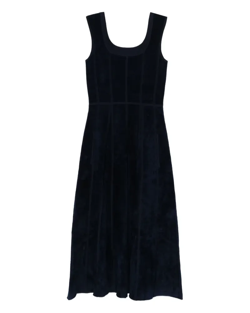 Maje Midikleid mit Einsätzen - Blau Blau