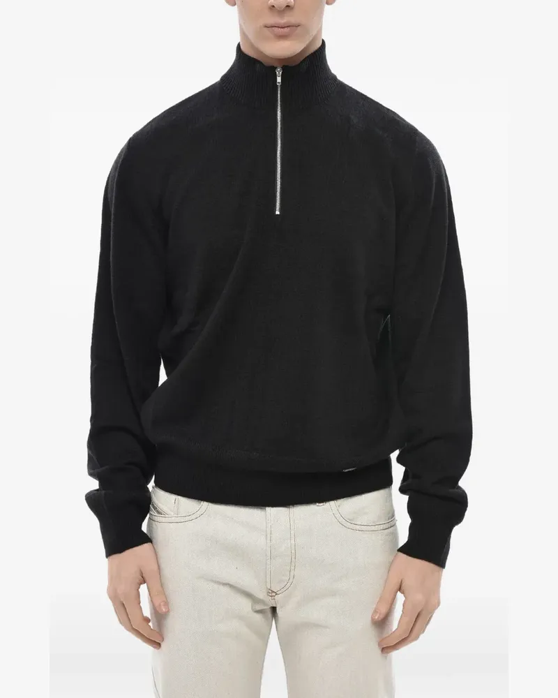 Diesel Camio-Out Rollkragenpullover - Schwarz Schwarz