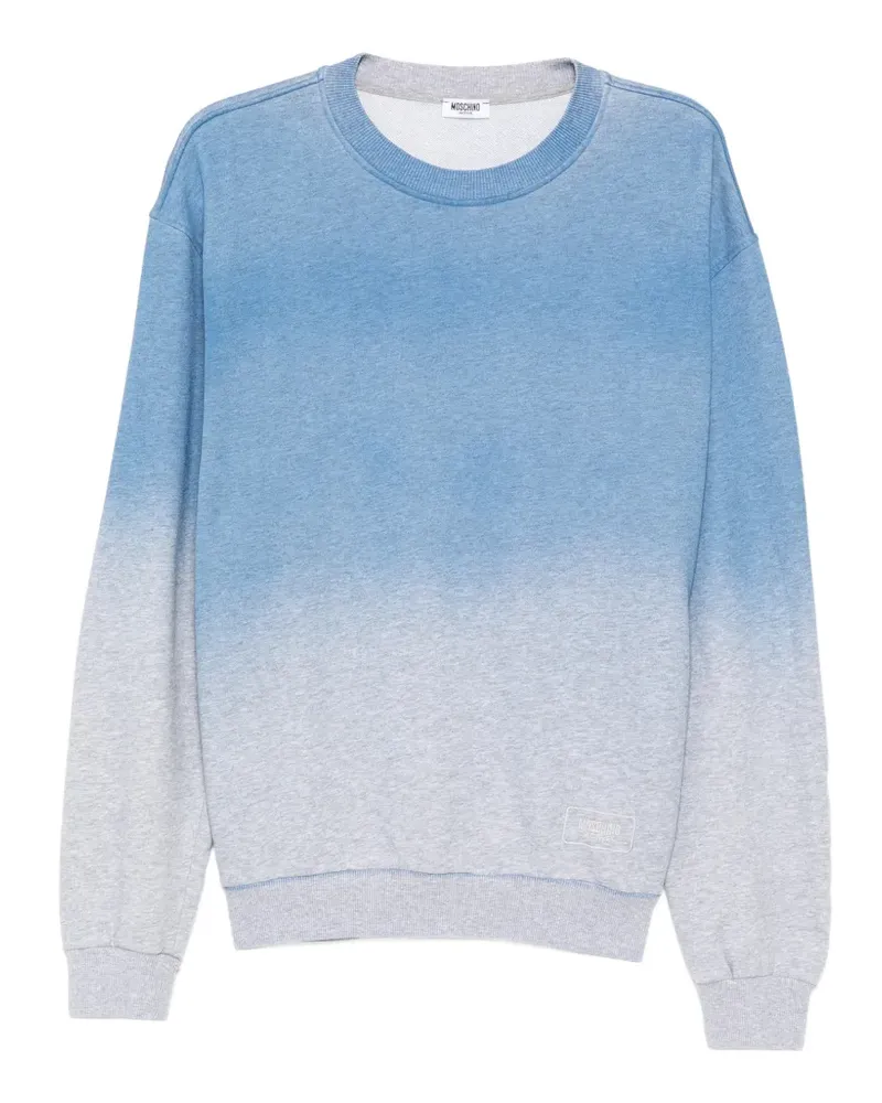 Moschino ombre-effect sweatshirt - Blau Blau