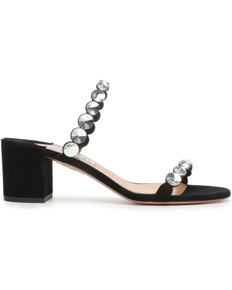 Aquazzura Maxi-Tequila Sandalen 50mm - Schwarz Schwarz