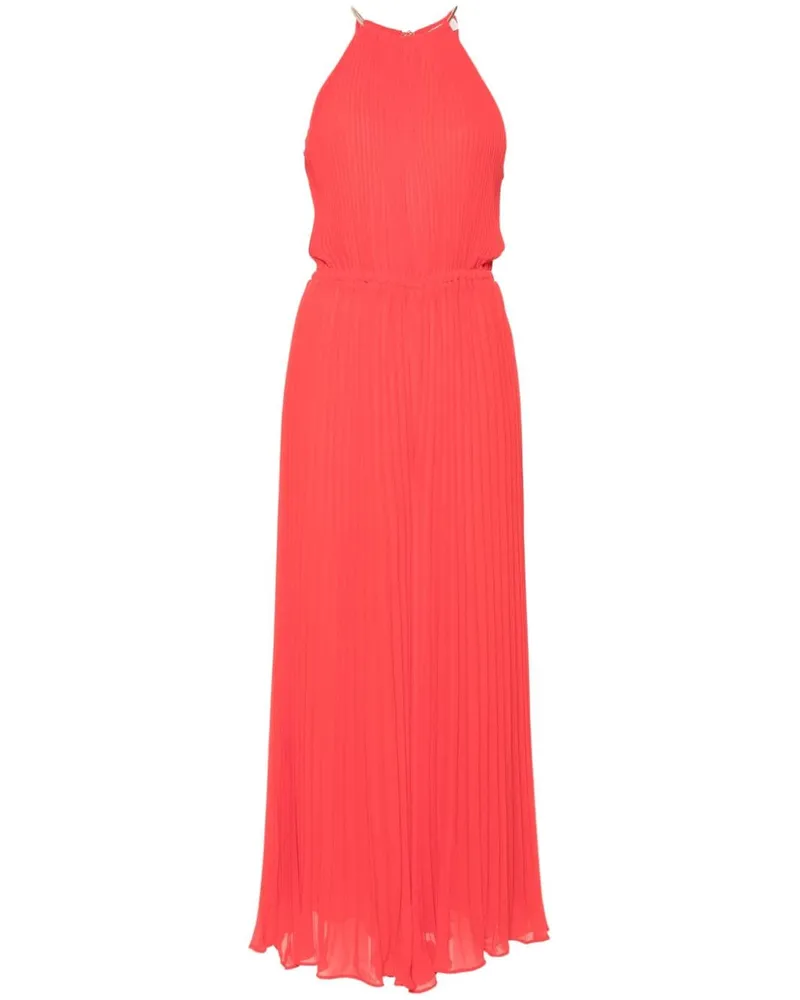 Michael Kors Weiter Jumpsuit mit Falten - Rot Rot