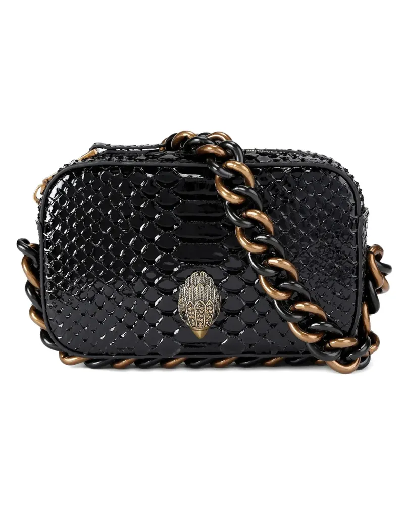 Kurt Geiger Umhängetasche mit Kettenriemen - Schwarz Schwarz