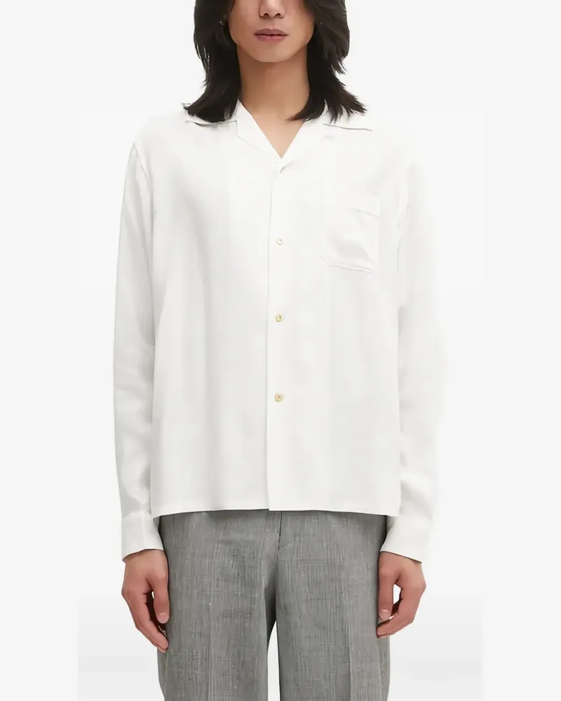 Visvim Keesey Hemd mit Tasche - Weiß Weiß