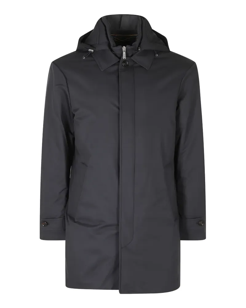 MOORER Jacke mit Kapuze - Blau Blau