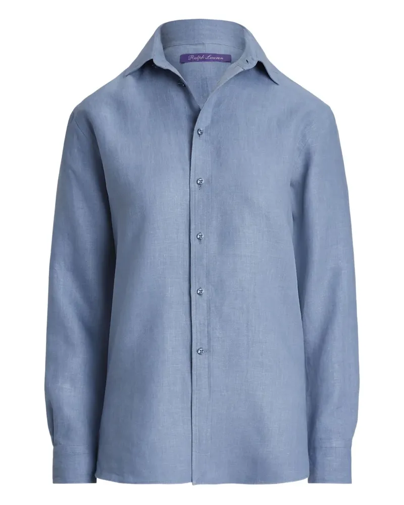 Ralph Lauren Hemd aus Leinen - Blau Blau