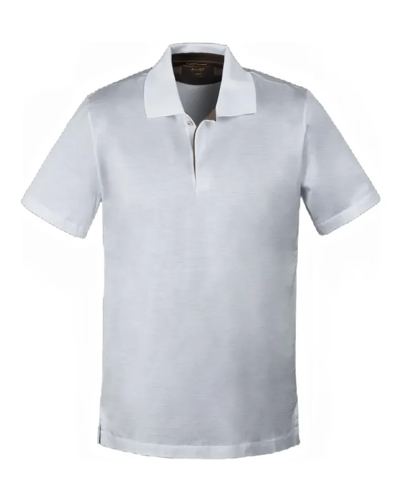 MOORER Ronald polo shirt - Weiß Weiß