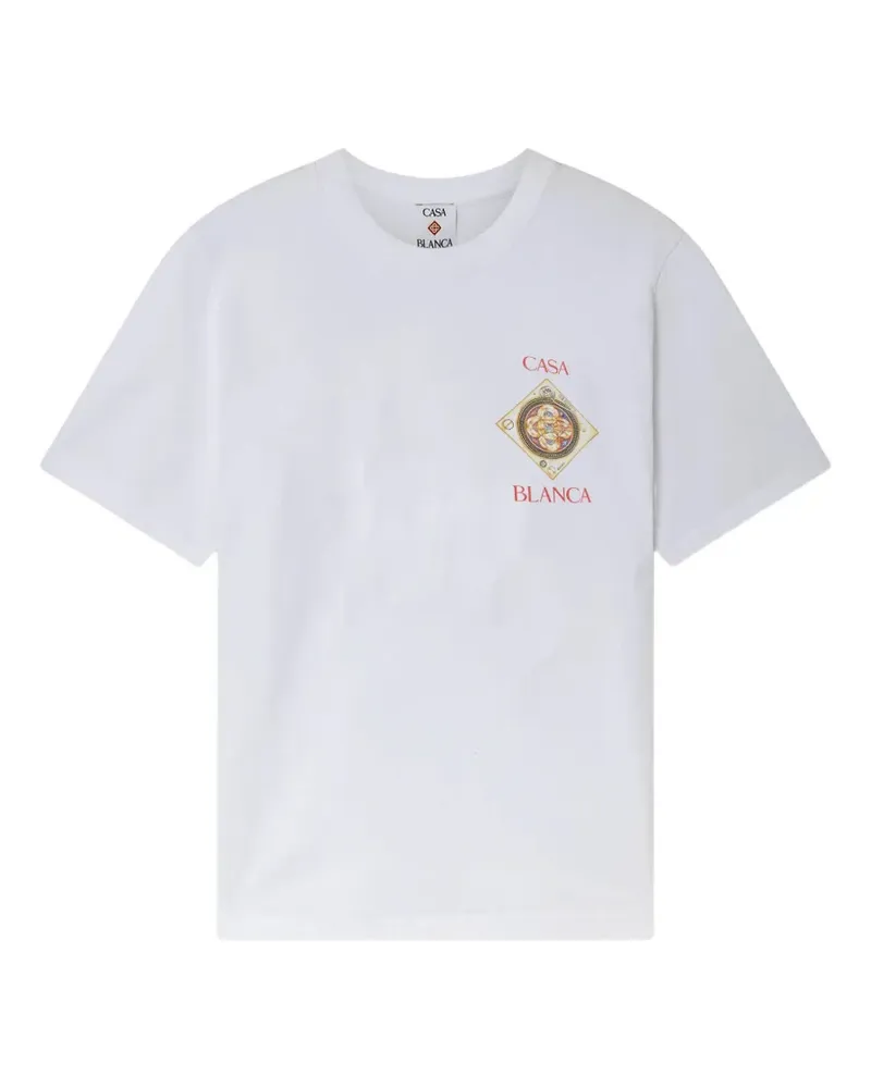 Casablanca Paris logo-print T-shirt - Weiß Weiß