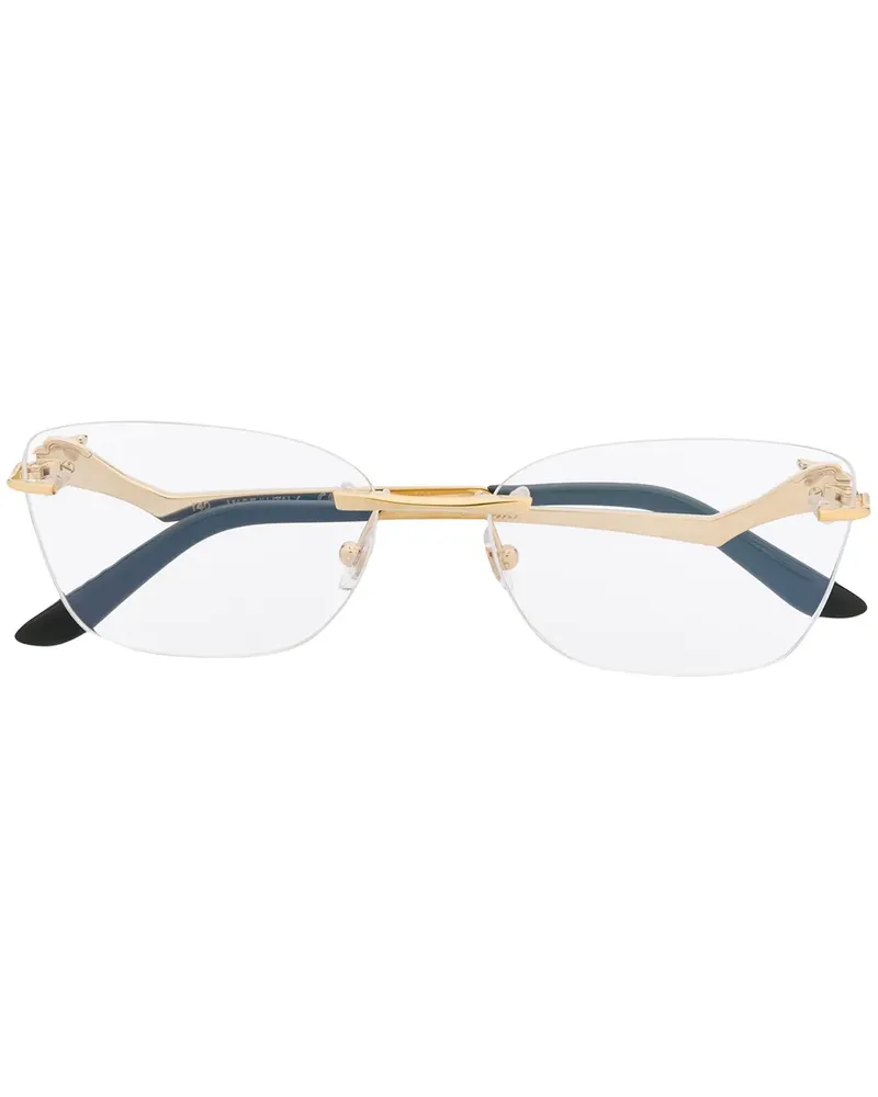 Cartier Cat-Eye-Brille - Gold Gold