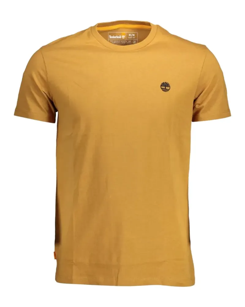 Timberland T-Shirt mit Logo-Patch - Gelb Gelb