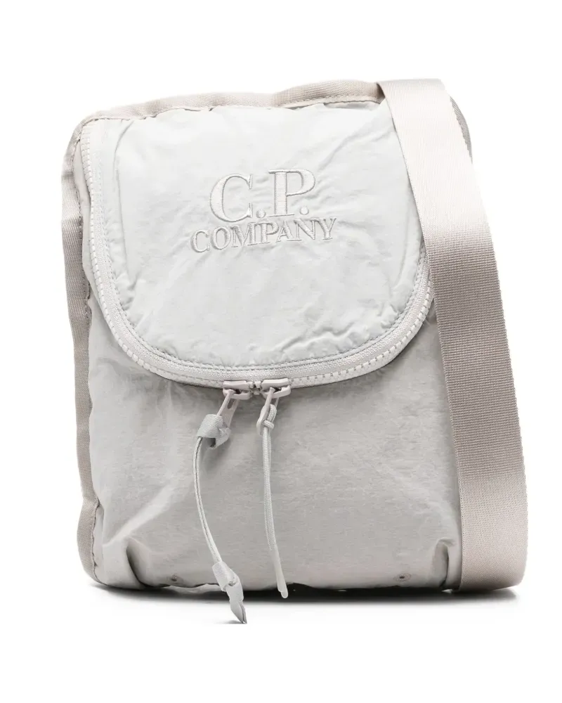 C.P. Company Kuriertasche mit Logo-Stickerei - Grau Grau