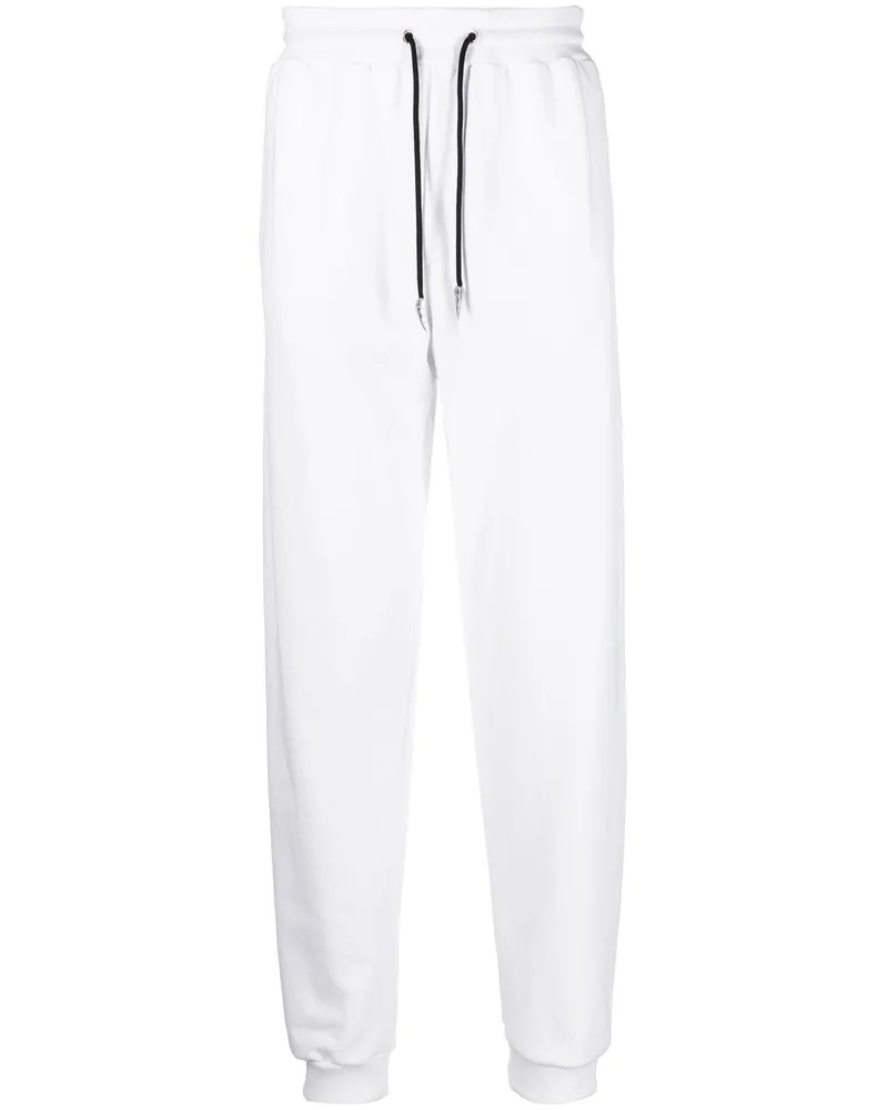 Roberto Cavalli Jogginghose mit Logo-Print - Weiß Weiß