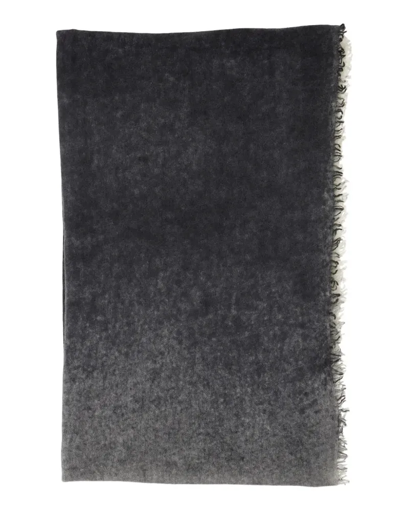 Faliero Sarti frayed scarf - Schwarz Schwarz