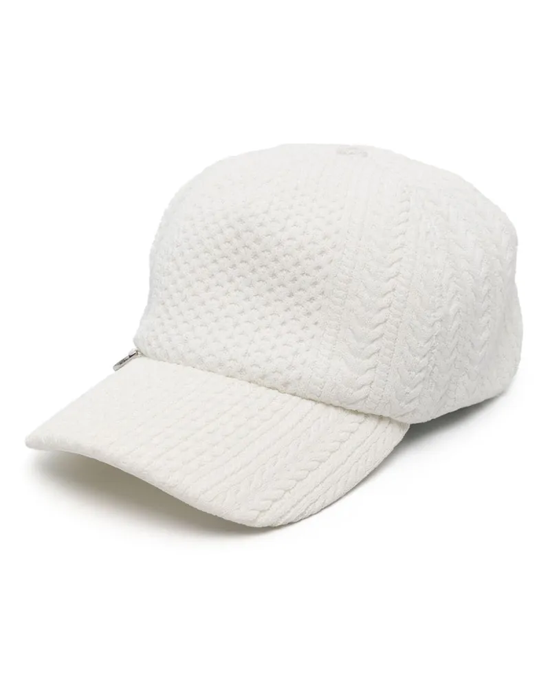 Jacquemus La Casquette Belo Baseballkappe Weiß