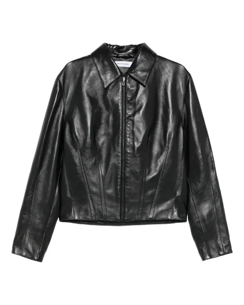 KIKO KOSTADINOV Lur leather jacket - Schwarz Schwarz