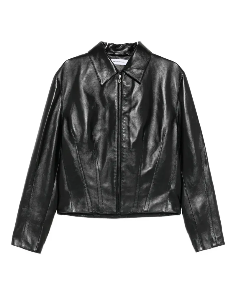 KIKO KOSTADINOV Lur leather jacket - Schwarz Schwarz