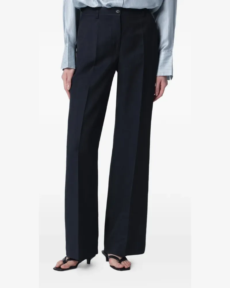 P.A.R.O.S.H. P.A.R.O H. Hose mit geradem Bein - Blau Blau