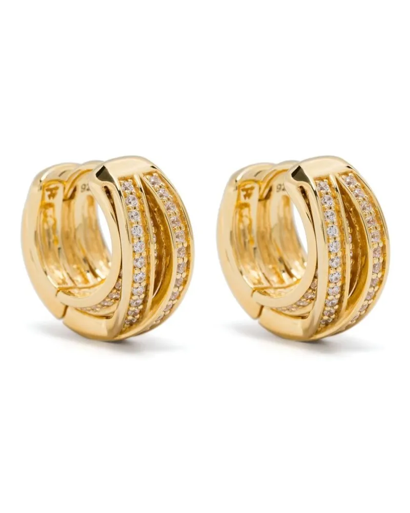 Tom Wood Orb huggie earrings - Gold Gold