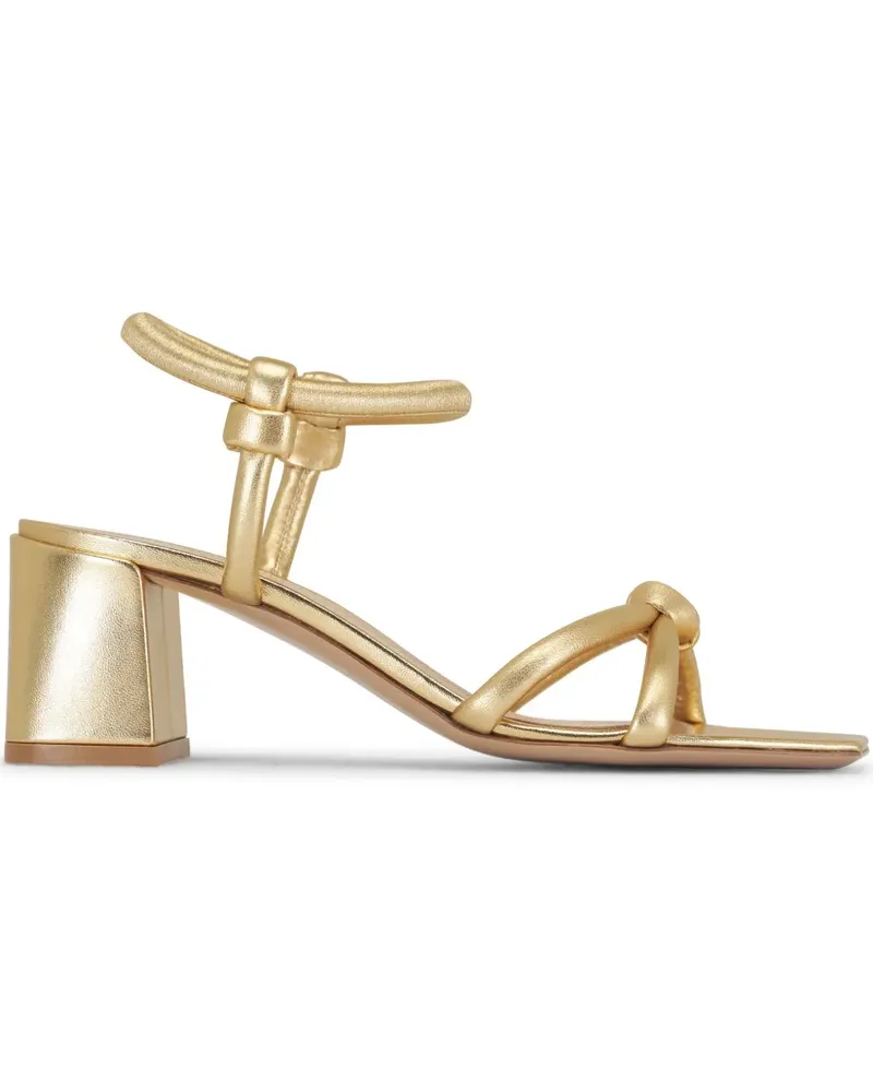 Gianvito Rossi Sandalen aus Leder 55mm - Gold Gold