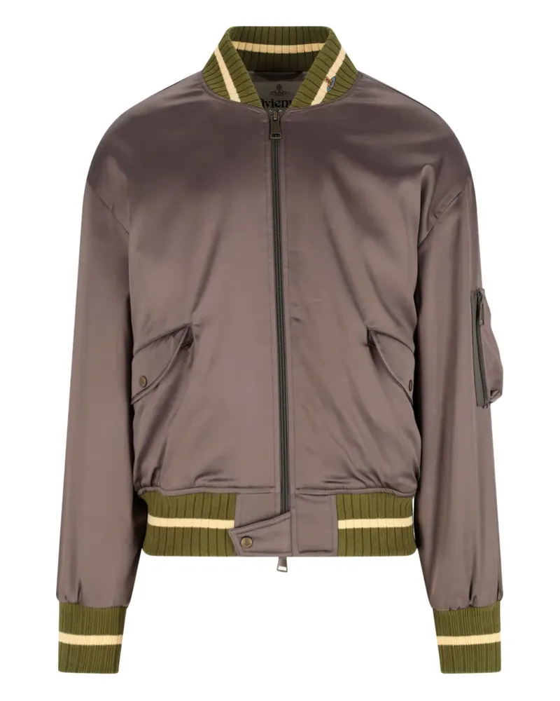 Vivienne Westwood Bomberjacke mit Reißverschluss - Nude Nude