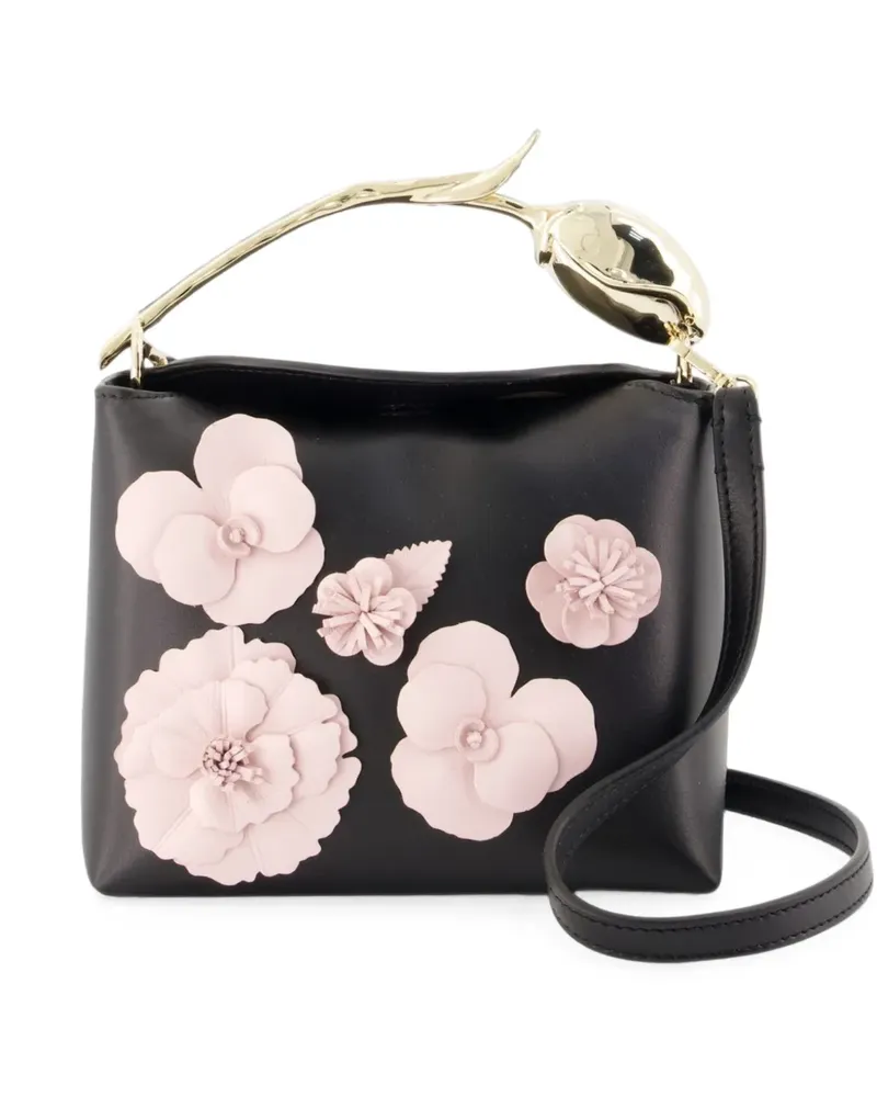 Erdem Mini Bloom Tote Bag - Schwarz Schwarz