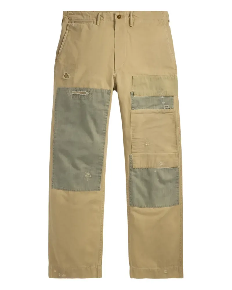 Ralph Lauren Hose im Patchwork-Design - Nude Nude