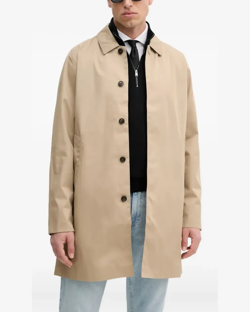 Barbour Roking Mantel mit Knopfverschluss - Nude Nude