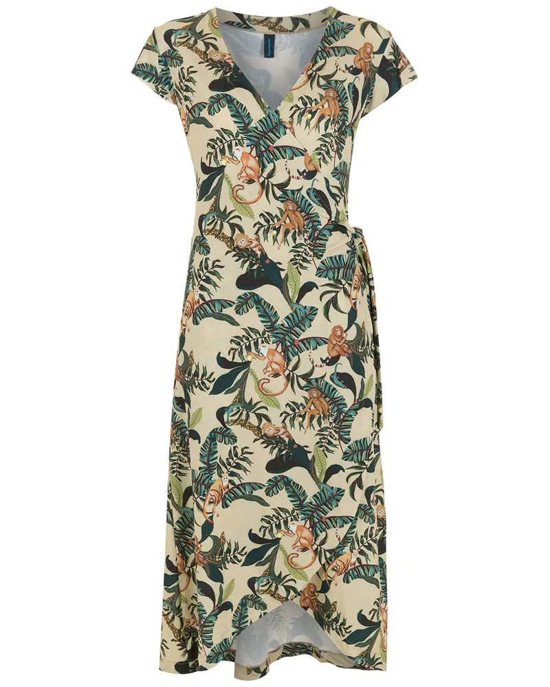 Lygia & Nanny Gewickeltes Kleid mit Print - Nude Nude