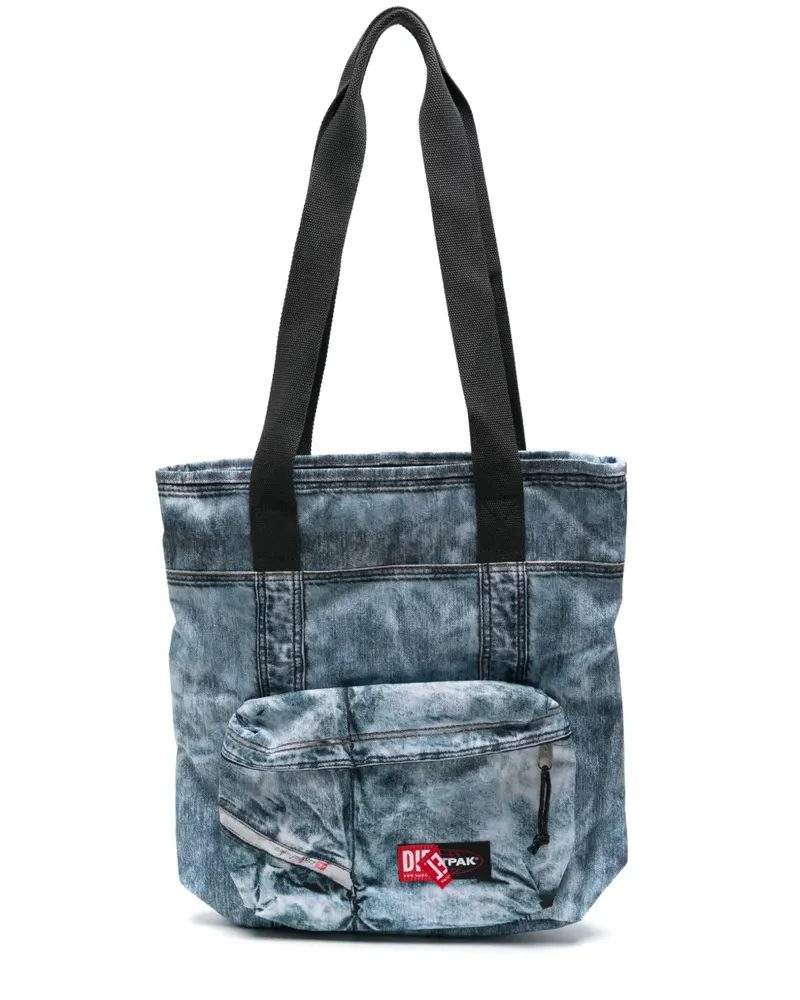 Eastpak x Diesel Tote Bag in Jeansoptik - Blau Blau