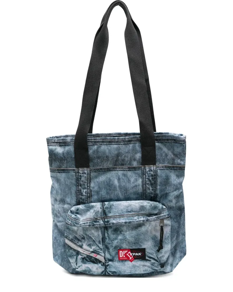 Eastpak x Diesel Tote Bag in Jeansoptik - Blau Blau