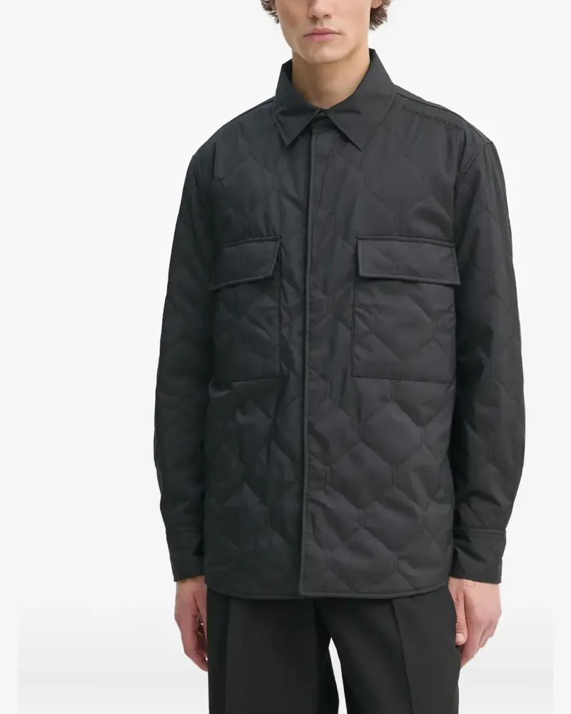 Études Studio Steppjacke mit Taschen - Schwarz Schwarz